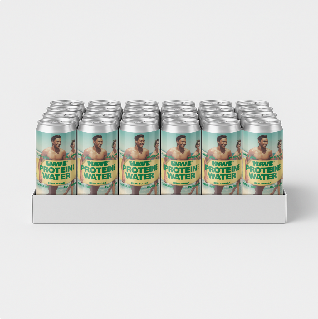 Wave Protein Water Pear and Lime 24 Pack