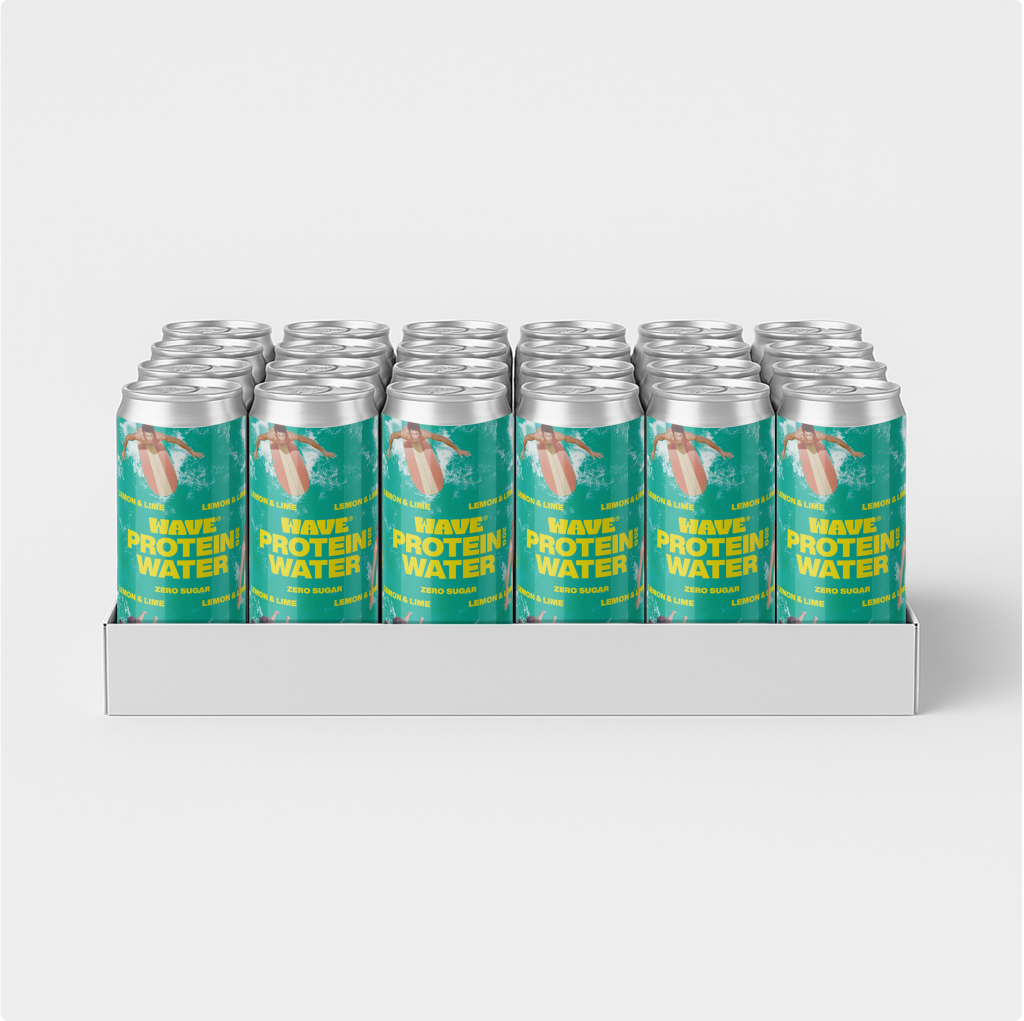 Wave Protein Water Lemon and Lime 24 Pack