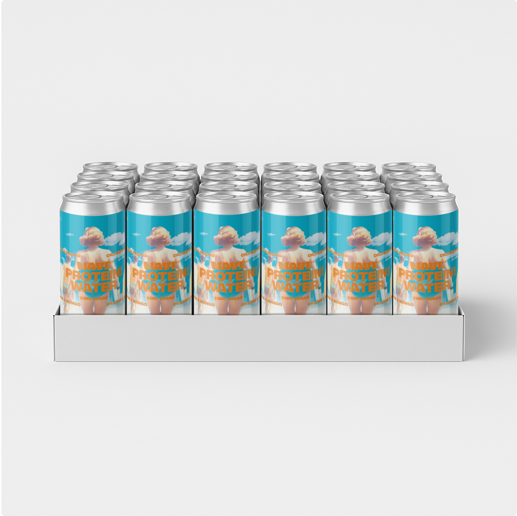 Wave Protein Water Mango and Orange 24 Pack